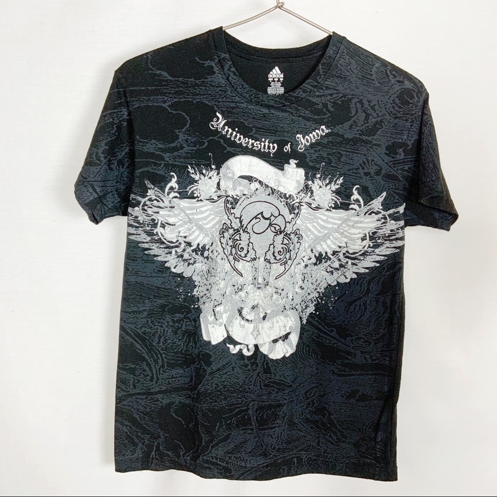 Adidas University of Iowa Black T-Shirt